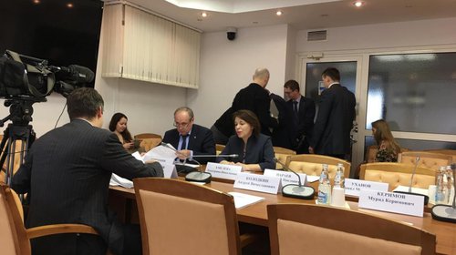 Заседание о внесении изменений в законодательные проекты РФ